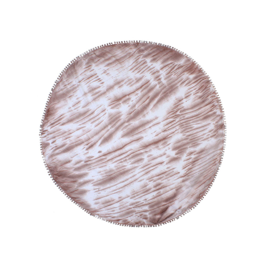 High quality round beach towel picnic peshtemal sand free lightweight quick dry