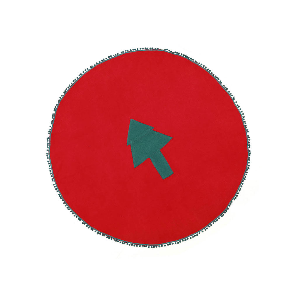 Christmas Round Pestemal Throw Decor blanket