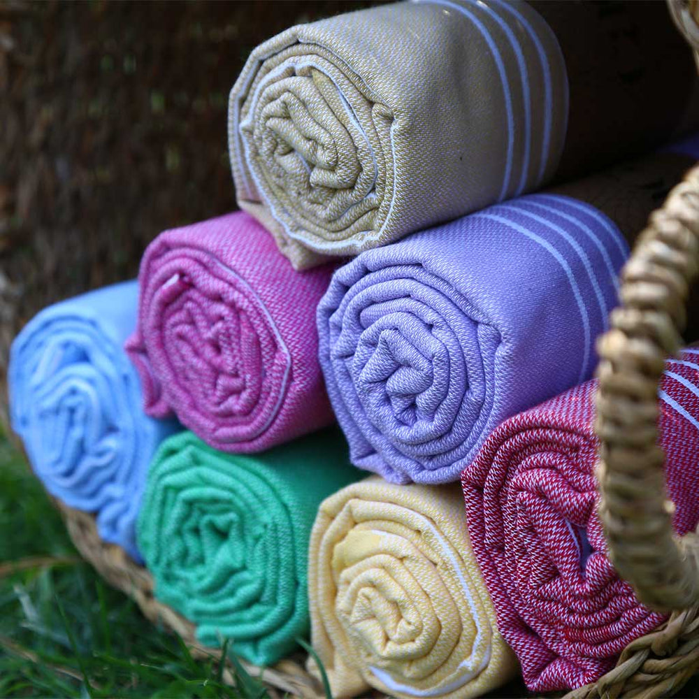 Wholesale Custom Turkish beach towels 100% cotton bath towel sets lightweight absorbent sand free quick drying Peshtemal