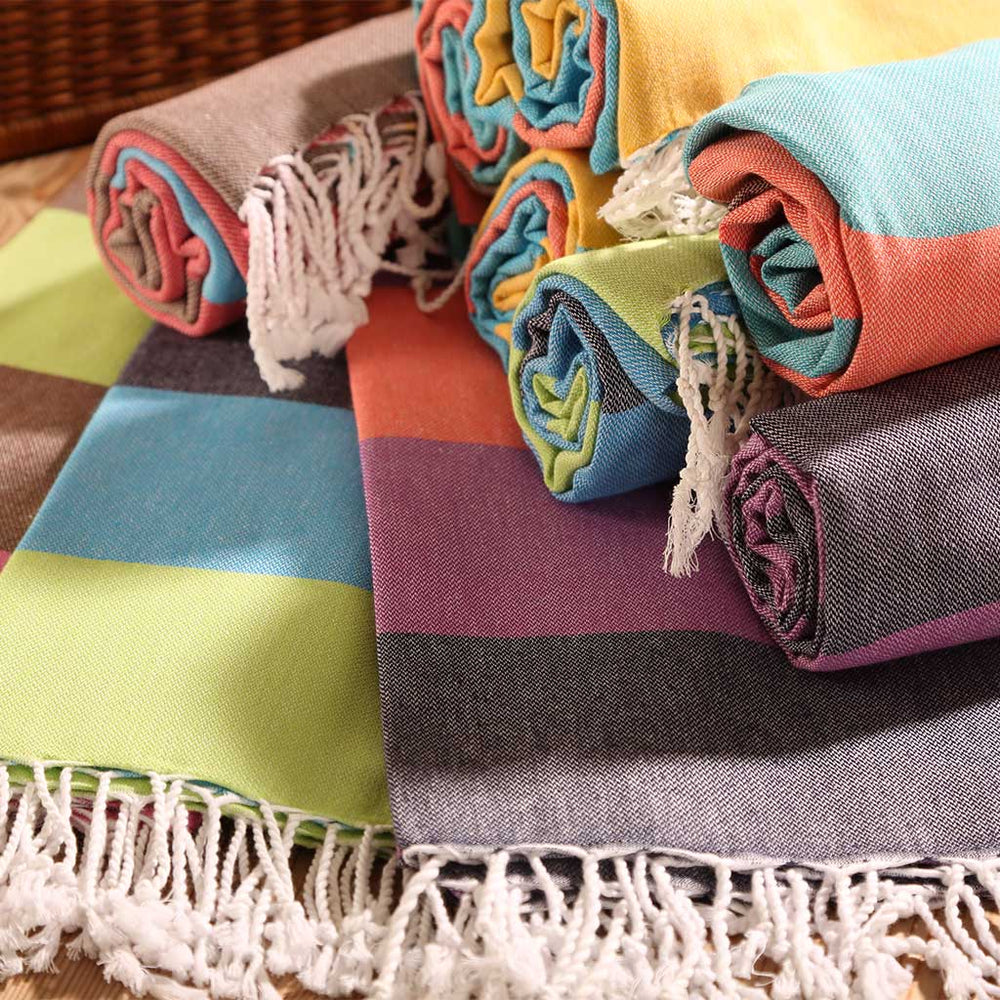 Pestemal Turkish Towel beach towel bath towels lightweight super absorbent sand free