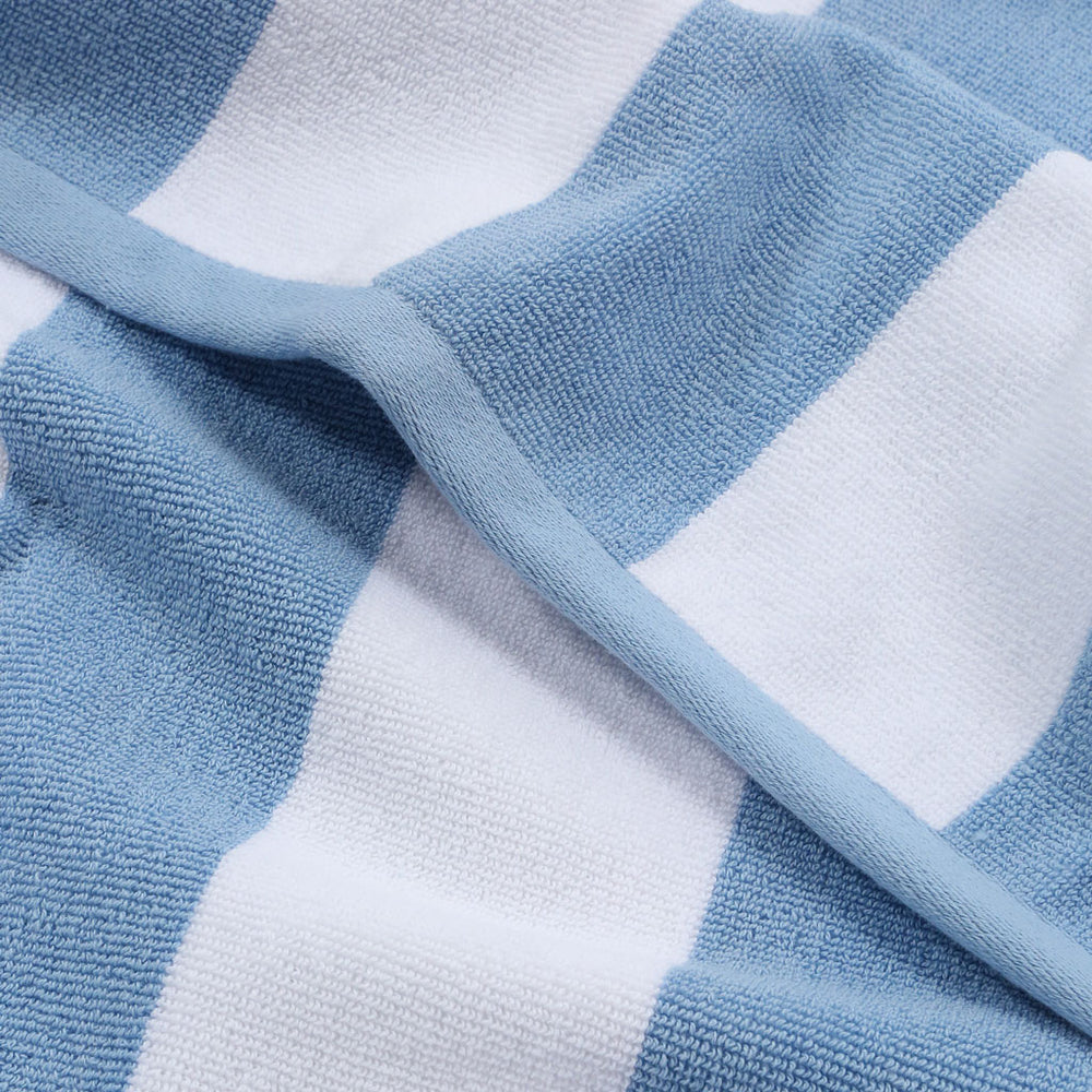 Cabana Striped Terry Towel Custom beach bath towel wholesale