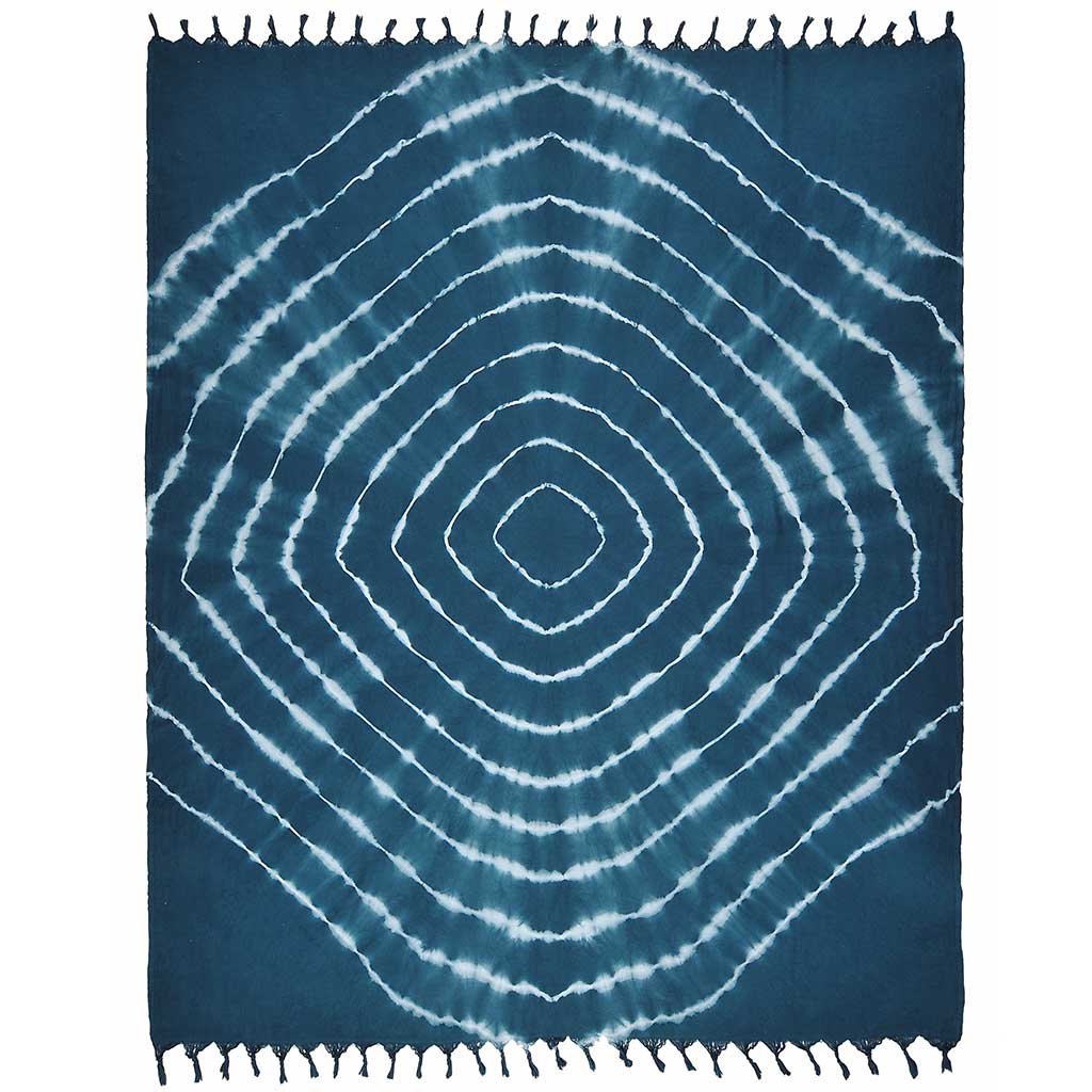 Tie Dye Spiral Throw Blanket 100% Organic Turkish Cotton Pestemal Beach Picnic Throw Party Blanket