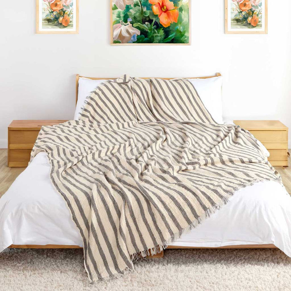 Turkish throw blanket Large picnic party blanket 100% cotton indoor outdoor throw Pestemal