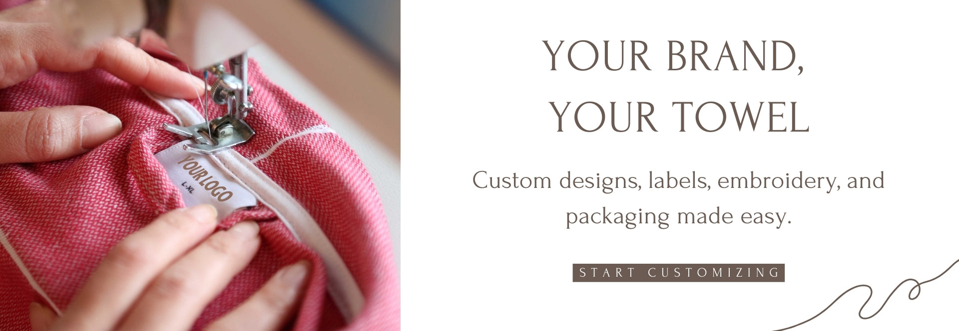 Custom Turkish Towels with Logo, Labels, Packaging – Low MOQ Wholesale Towel Manufacturing & Branding Services