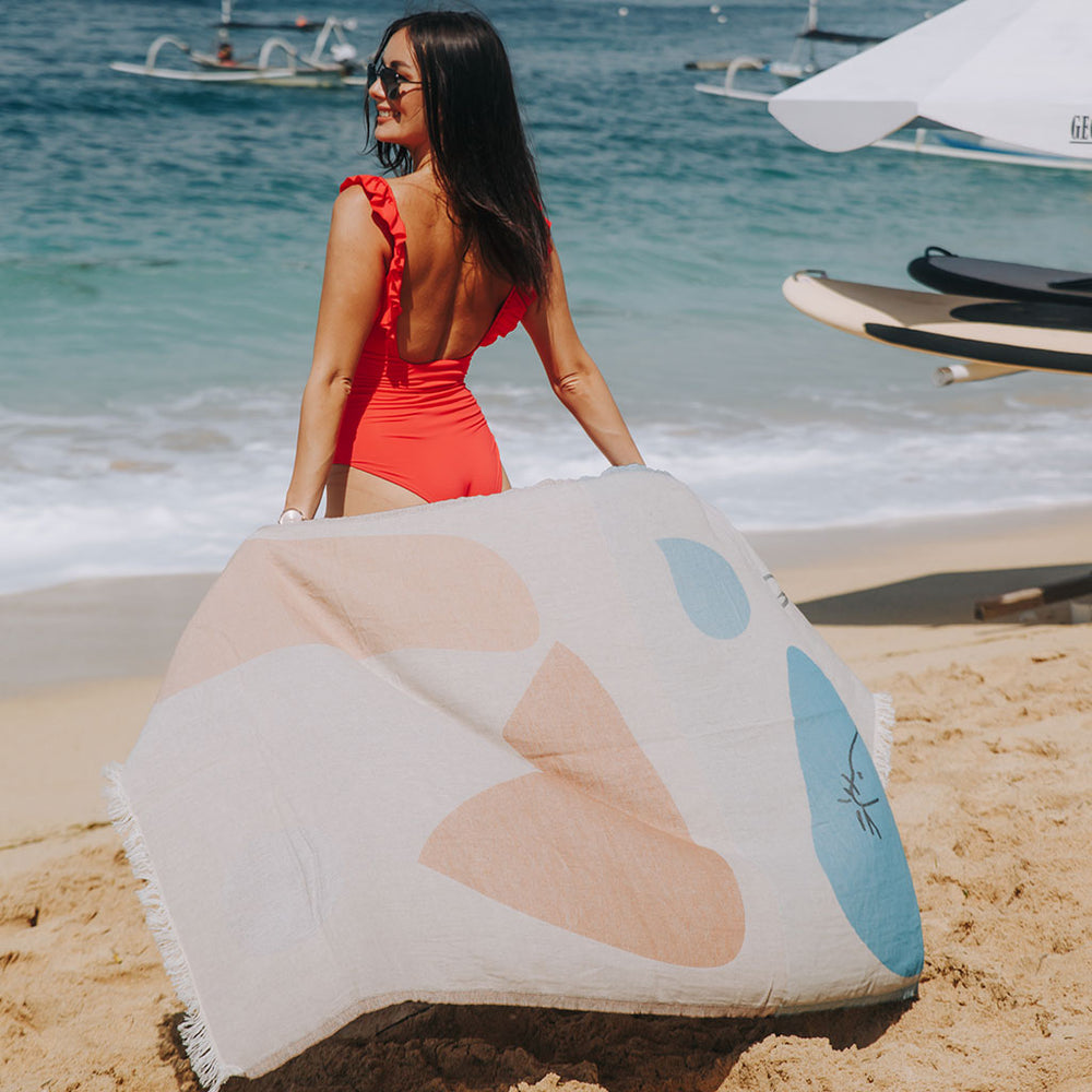 custom beach towel bath towel 100% cotton superdry soft lightweight sand free pool peshtemal custom embroidery logo