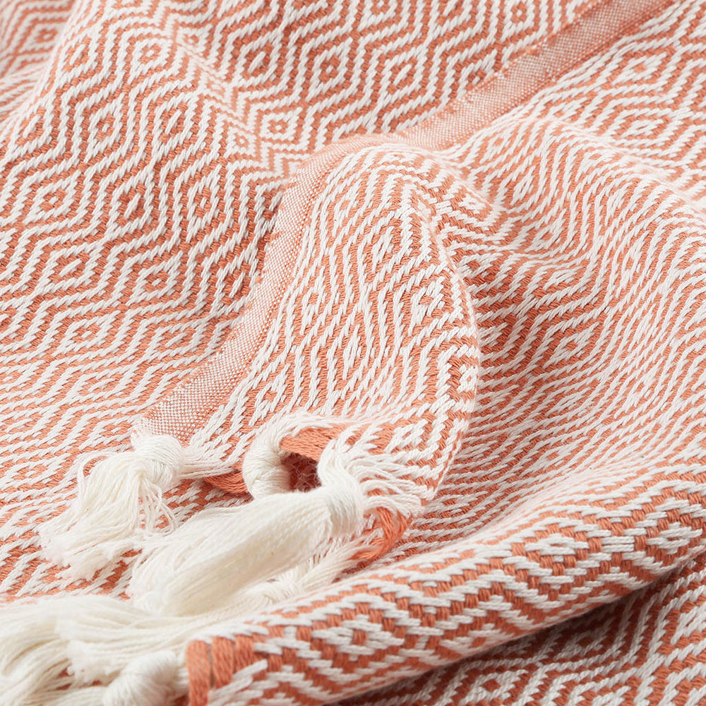 Wholesale Turkish throw decorative home decor peshtemal blanket organic cotton high quality