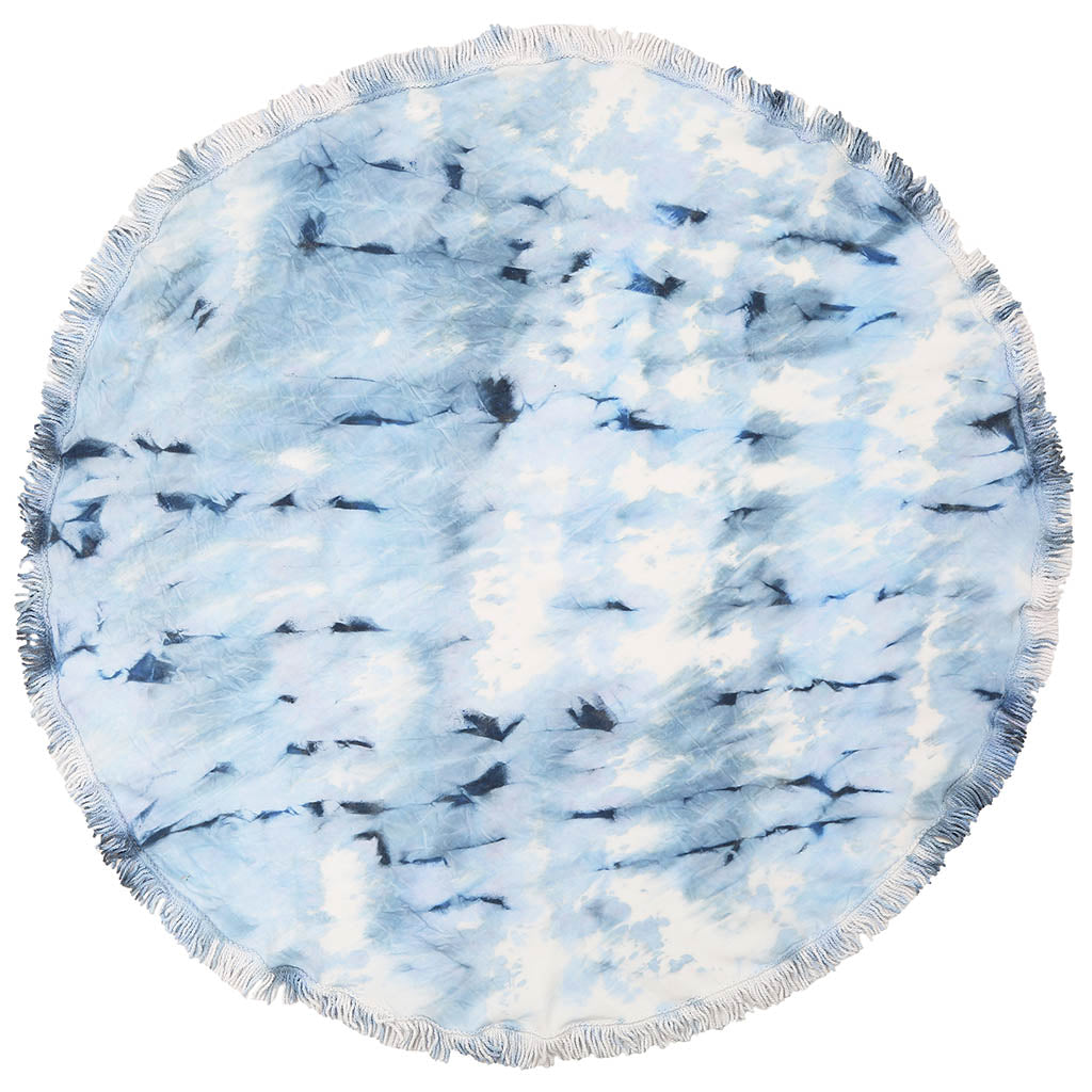 High quality round beach towel picnic peshtemal sand free lightweight quick dry