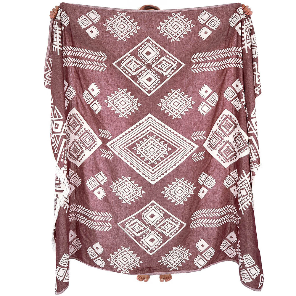 Netherland Throw Blanket custom design 100% Turkish cotton  Peshtemal made in Turkey wam cozy blankets for home decor