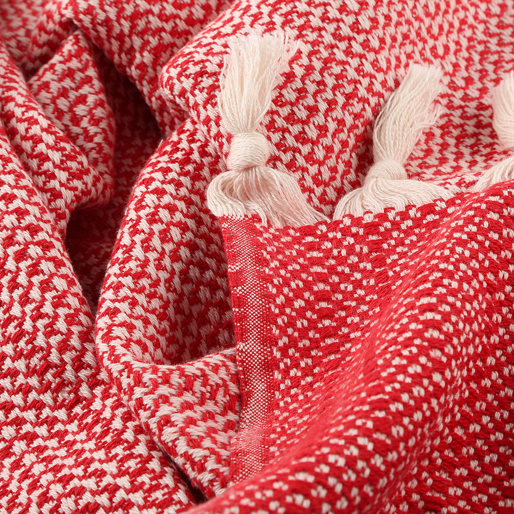 Wholesale Turkish throw decorative home decor peshtemal blanket organic cotton high quality custom embroidery X Large