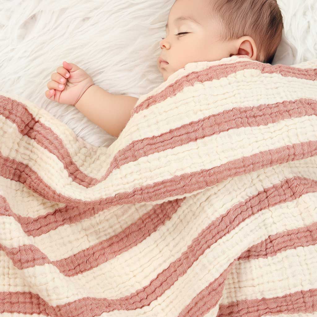 Muslin Baby Blanket Swaddle blanket stroller shade burp cloth baby towel Peshtemal soft comfortable lightweight super absorbent breathable 100% Turkish cotton Pestemal