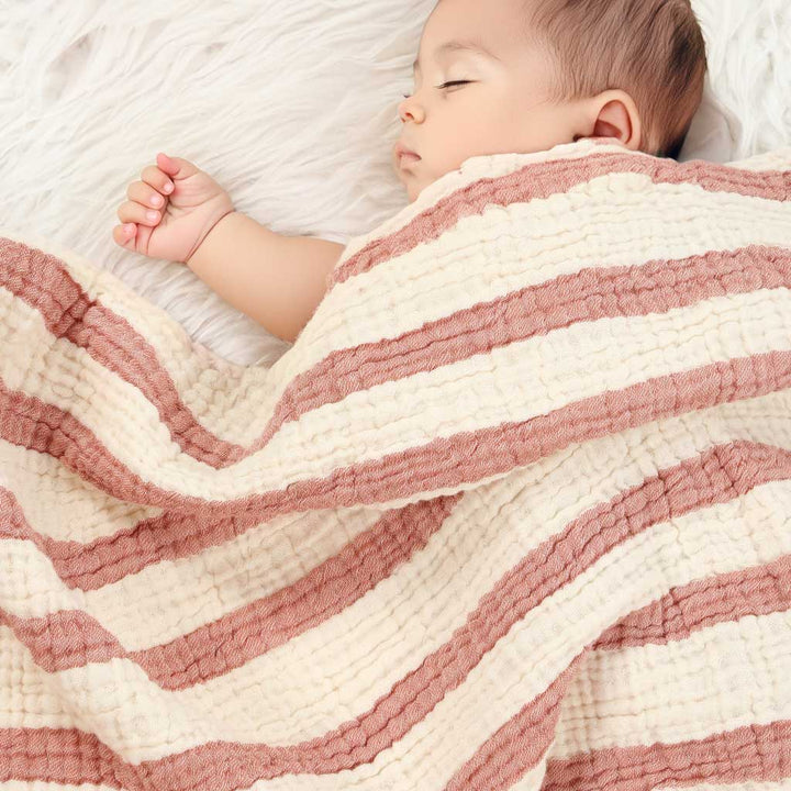 Muslin Baby Blanket Swaddle blanket stroller shade burp cloth baby towel Peshtemal soft comfortable lightweight super absorbent breathable 100% Turkish cotton Pestemal
