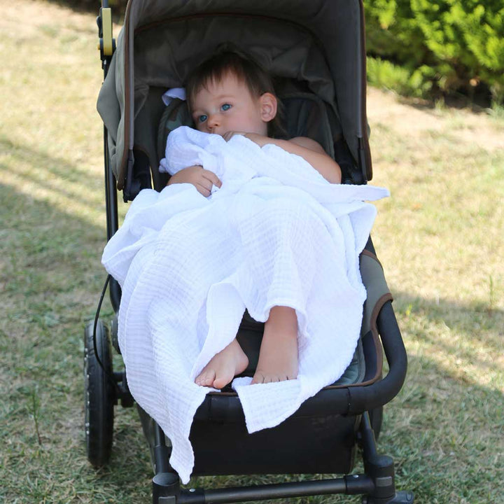 Muslin Baby Blanket Swaddle blanket stroller shade burp cloth baby towel Peshtemal soft comfortable lightweight super absorbent breathable 100% Turkish cotton Pestemal