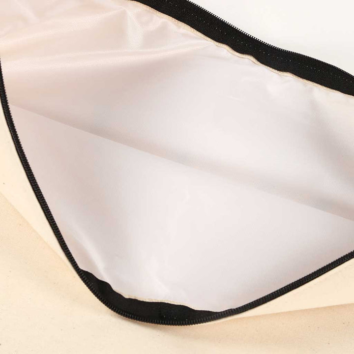 Canvas zipper closure tote bags high quality durable lightweight convenient bag