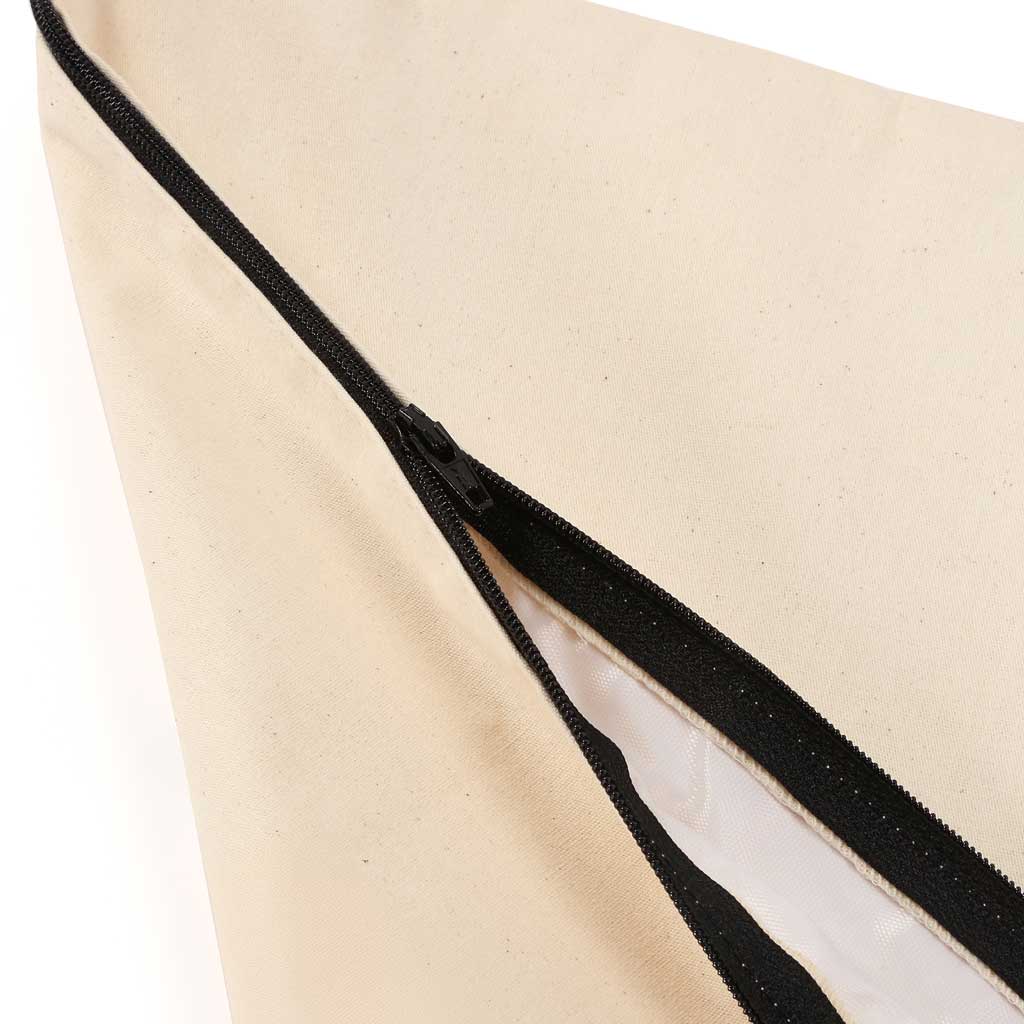 Canvas zipper closure tote bags high quality durable lightweight convenient bag