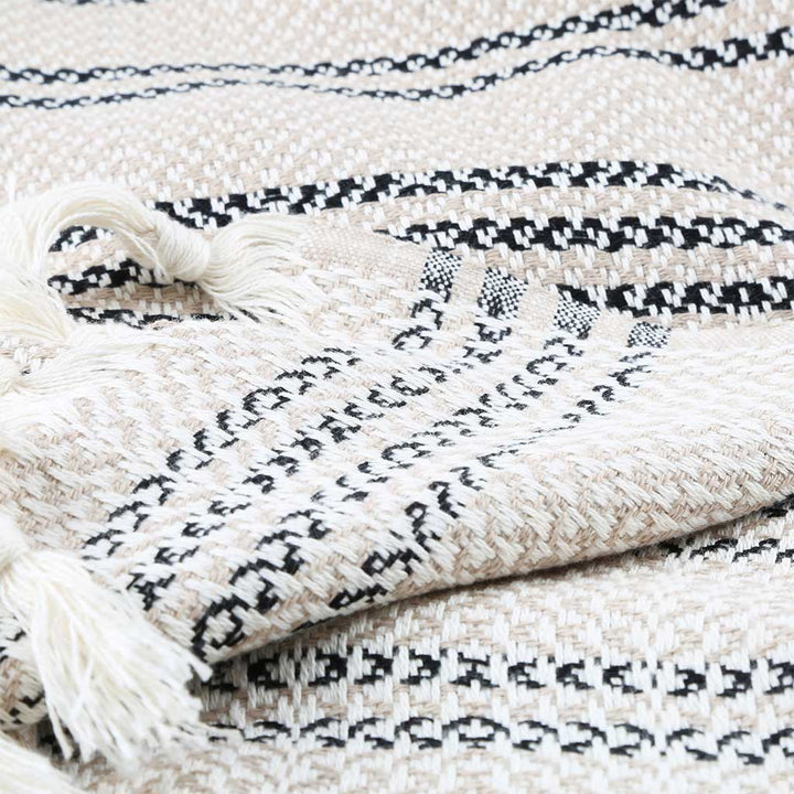Wholesale 100% cotton throw blanket custom blankets for home decor sofa bed beach picnic 