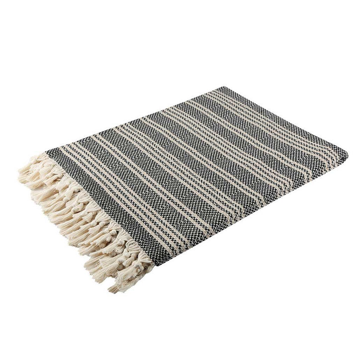 Wholesale 100% cotton throw blanket custom blankets for home decor sofa bed beach picnic 