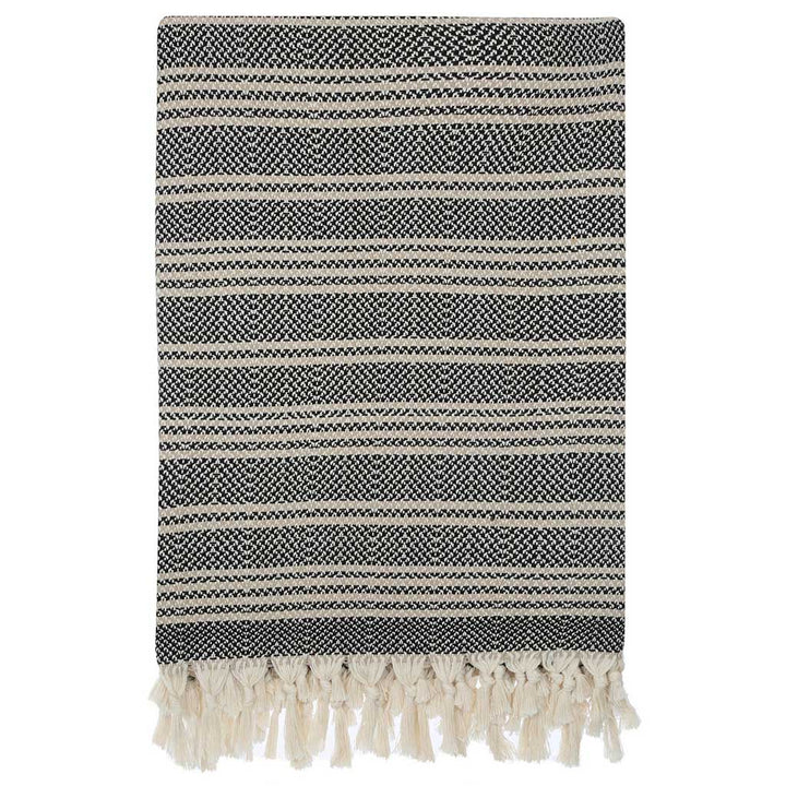 Wholesale 100% cotton throw blanket custom blankets for home decor sofa bed beach picnic 