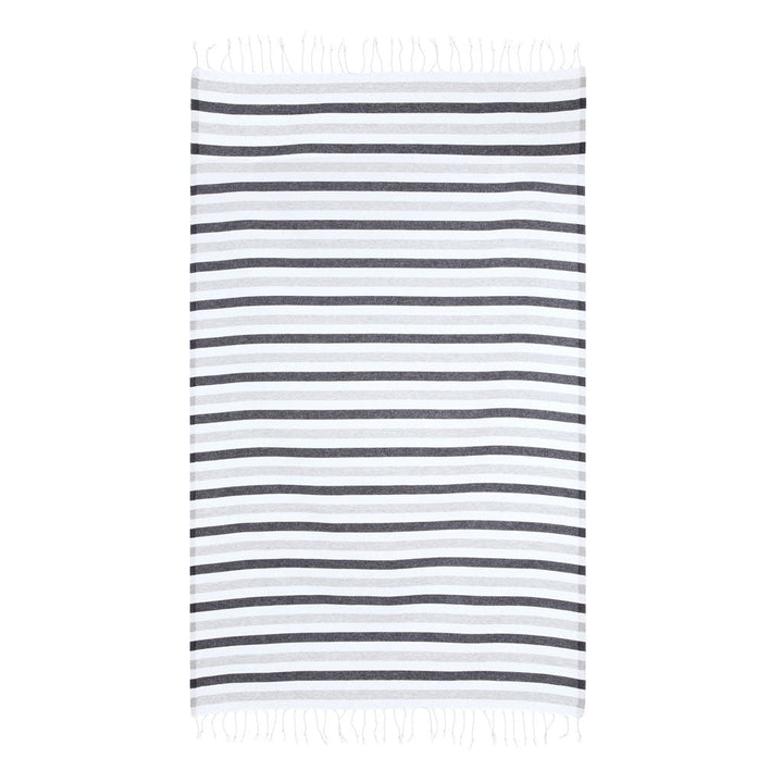 Recycled Turkish beach towels custom logo embroidery bath towel sets Turkish cotton woven Pestemal