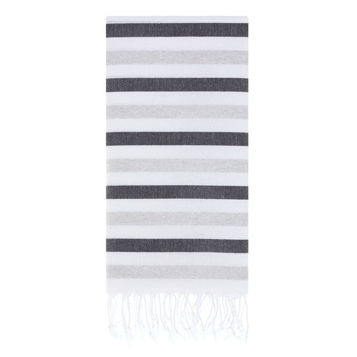 Recycled Turkish beach towels custom logo embroidery bath towel sets Turkish cotton woven Pestemal