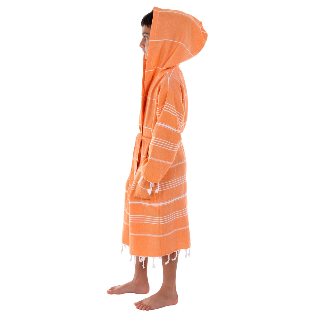 Bor Kid Cep Pure Basic bathrobe for kids beach towel pestemal 100% cotton changing robe