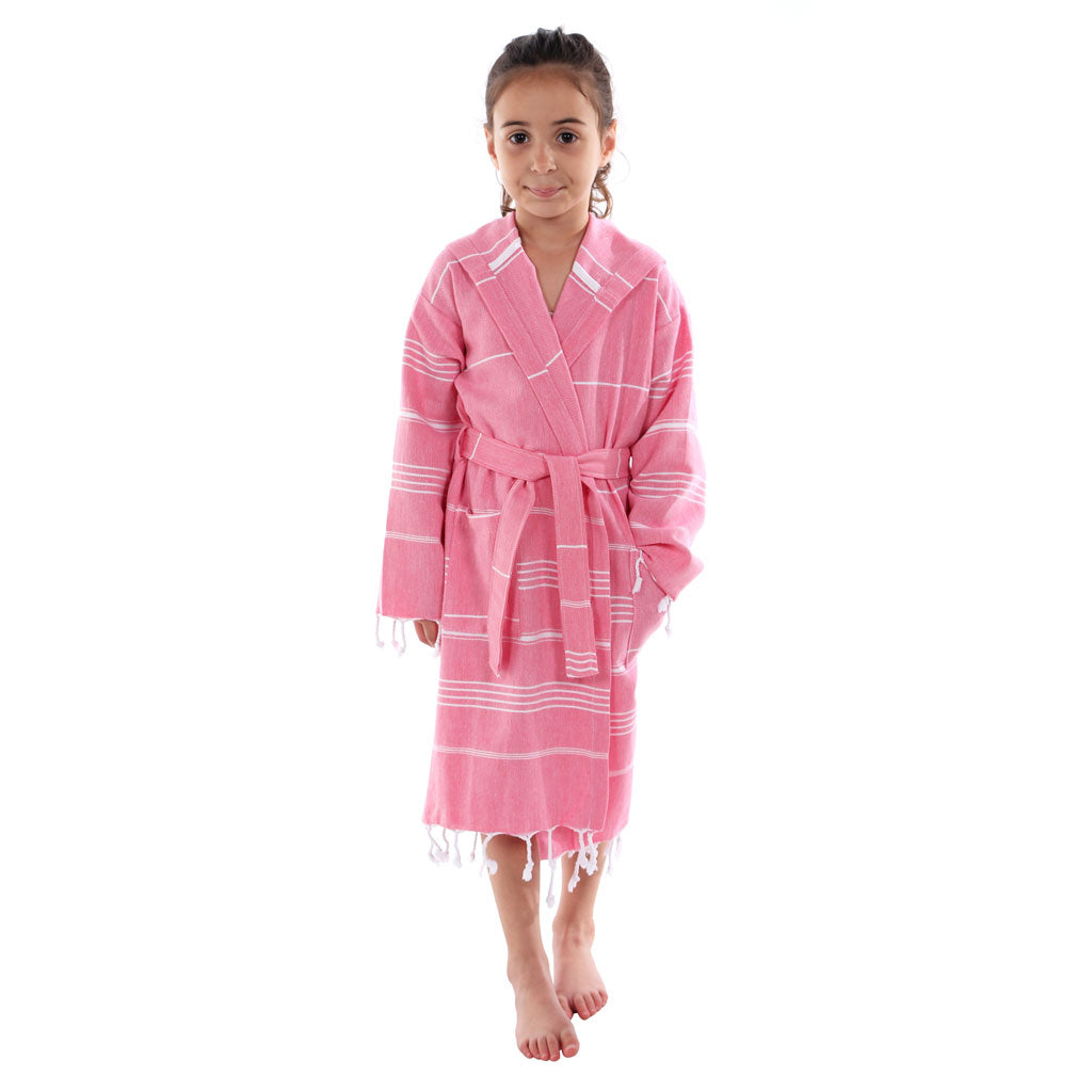 Bor Kid Cep Pure Basic bathrobe for kids beach towel pestemal 100% cotton changing robe