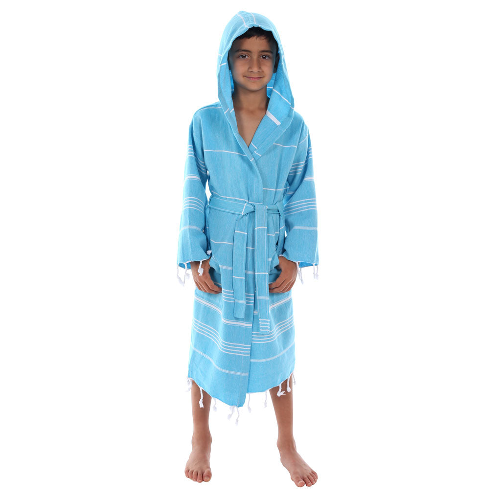 Bor Kid Cep Pure Basic bathrobe for kids beach towel pestemal 100% cotton changing robe