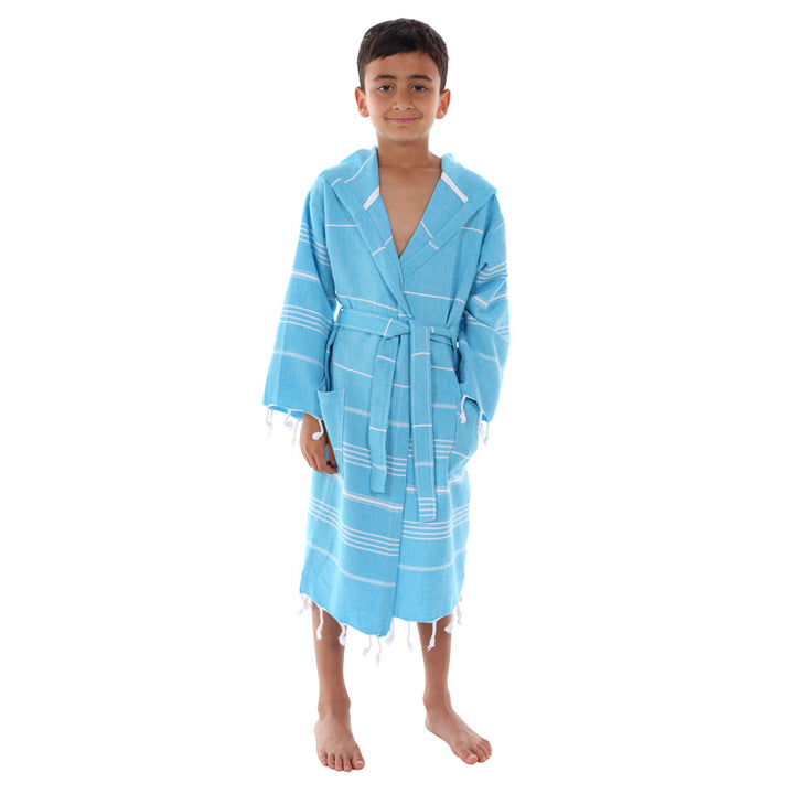 Bor Kid Cep Pure Basic bathrobe for kids beach towel pestemal 100% cotton changing robe