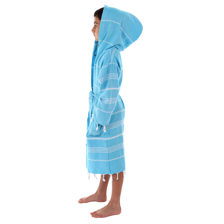 Bor Kid Cep Pure Basic bathrobe for kids beach towel pestemal 100% cotton changing robe