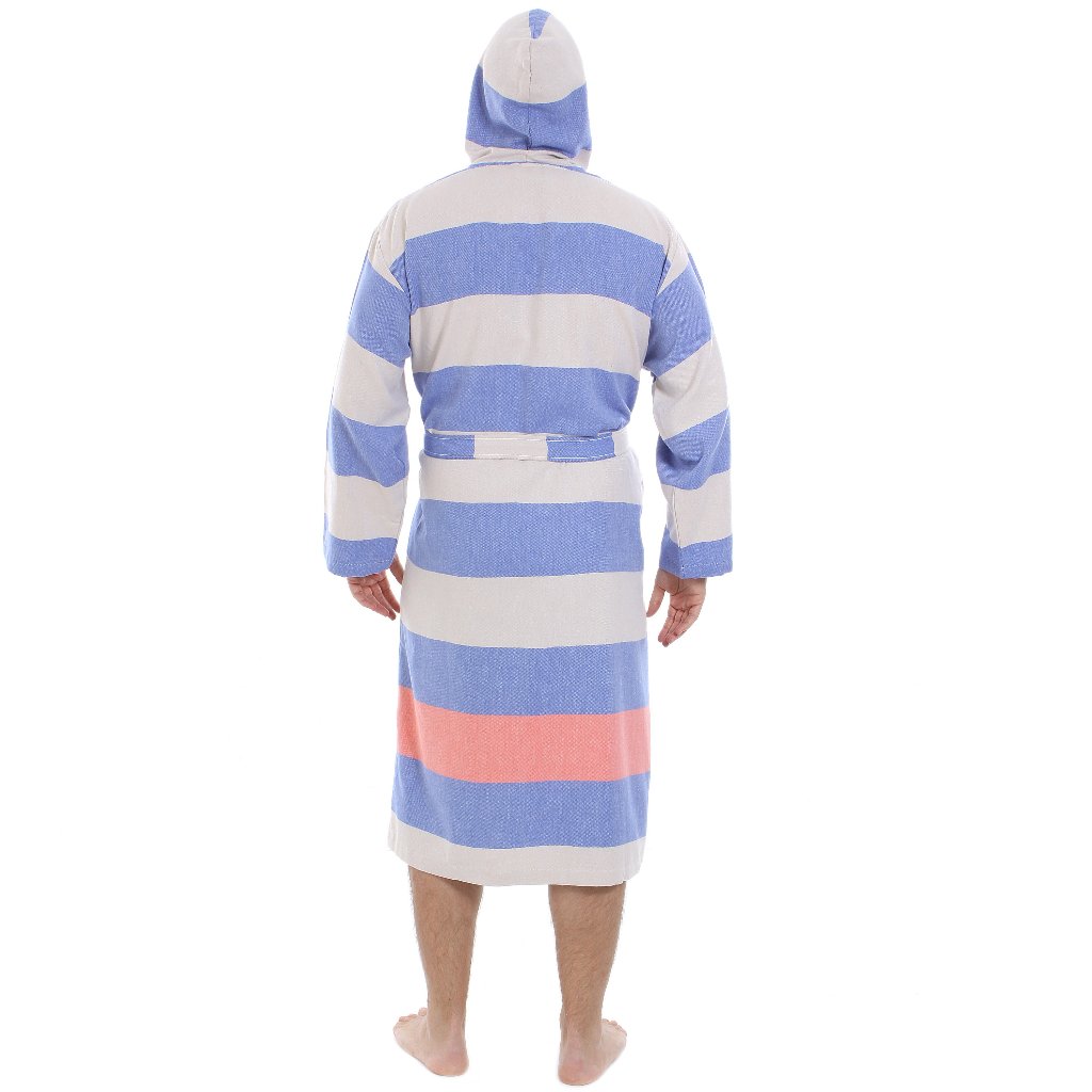 Men's women's Unisex bathrobes 100% Turkish cotton super absorbent quick dry light weight custom logo embroidered peshtemal changing robe