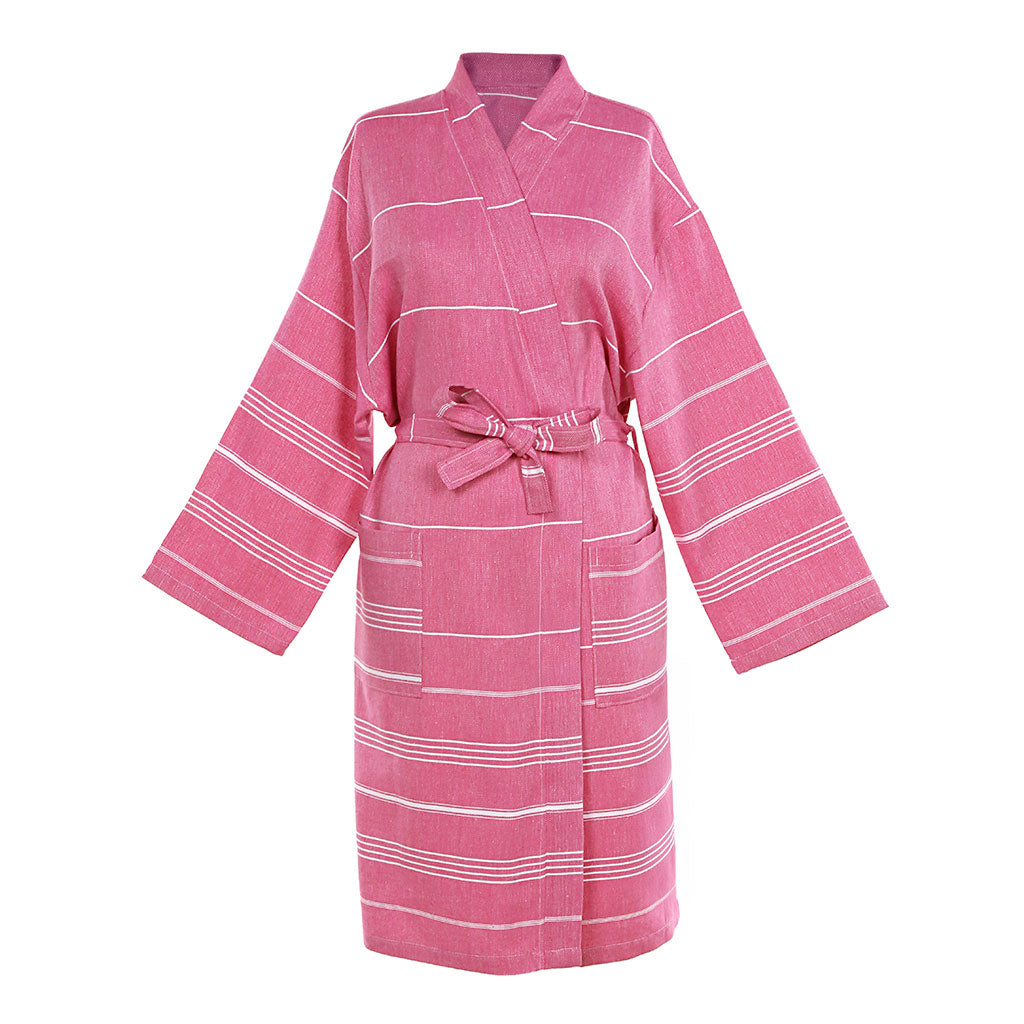 Pure kimono unisex bathrobe custom logo embroidery lightweight absorbent wholesale 