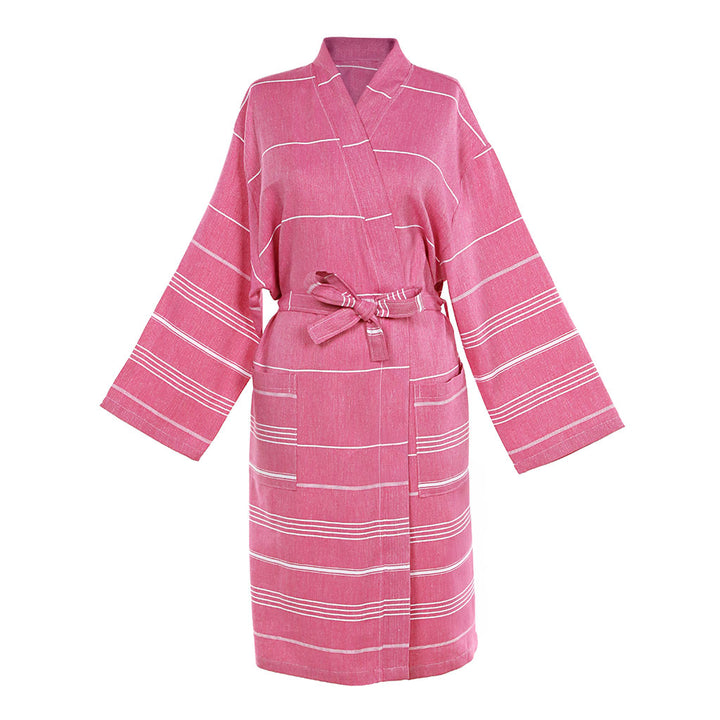 Pure kimono unisex bathrobe custom logo embroidery lightweight absorbent wholesale 
