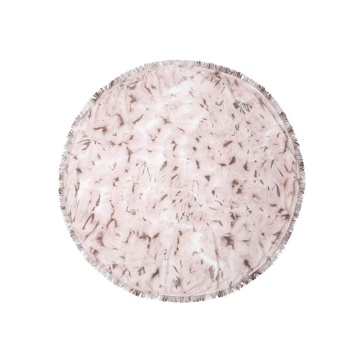 High quality round beach towel picnic peshtemal sand free lightweight quick dry