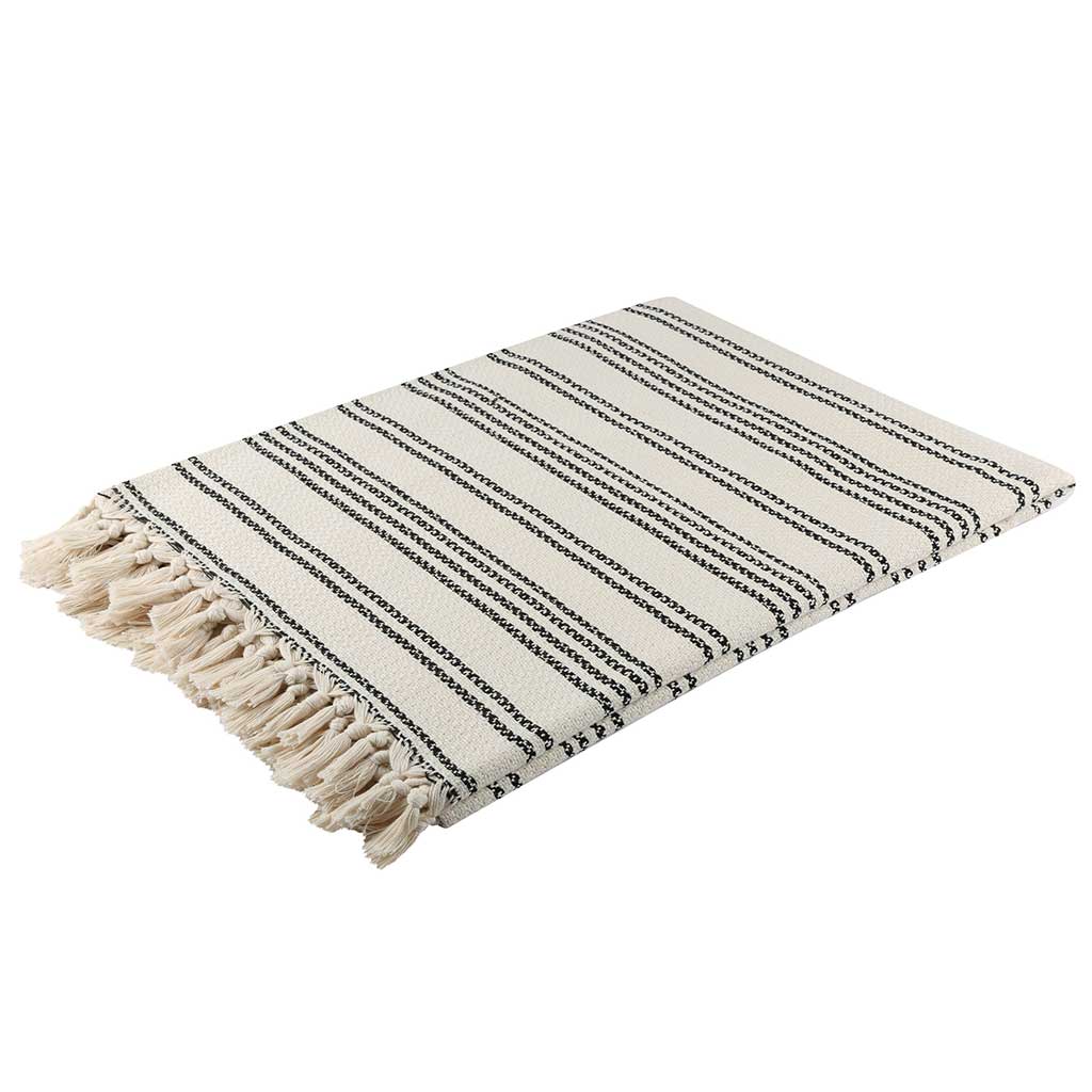 Wholesale 100% cotton throw blanket custom blankets for home decor sofa bed beach picnic 