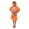 Pirate Printed Kids Ponchos Quick drying highly absorbent changing robe 60% Cotton & 40% Polyester bathrobe for children