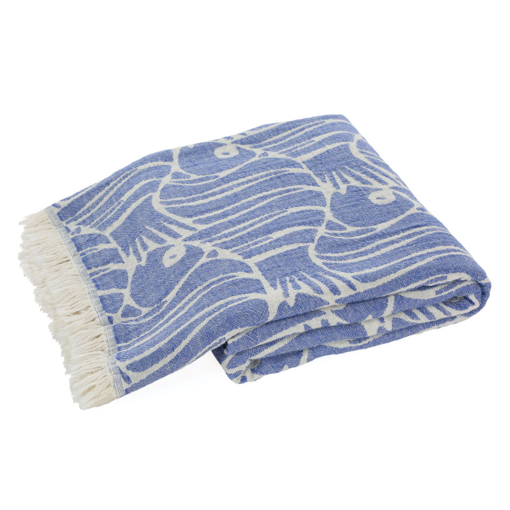 Fish Pattern Pescado Peshtemal beach towels bath towel sets 100% Turkish cotton