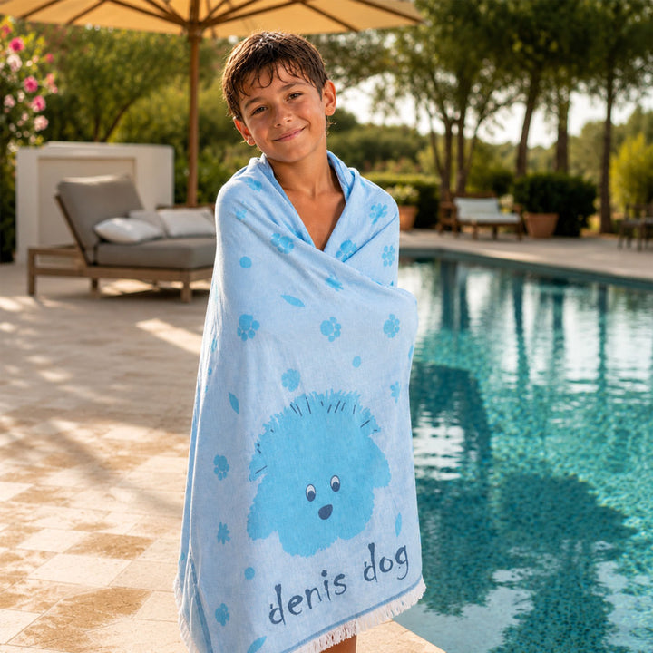 Denis Dog Kids Turkish Towel