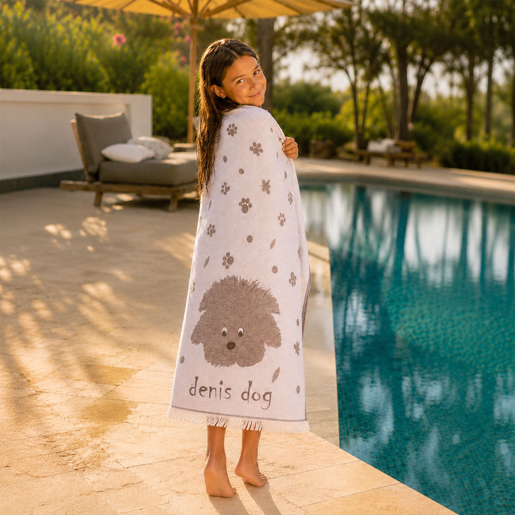 Denis Dog Kids Turkish Towel