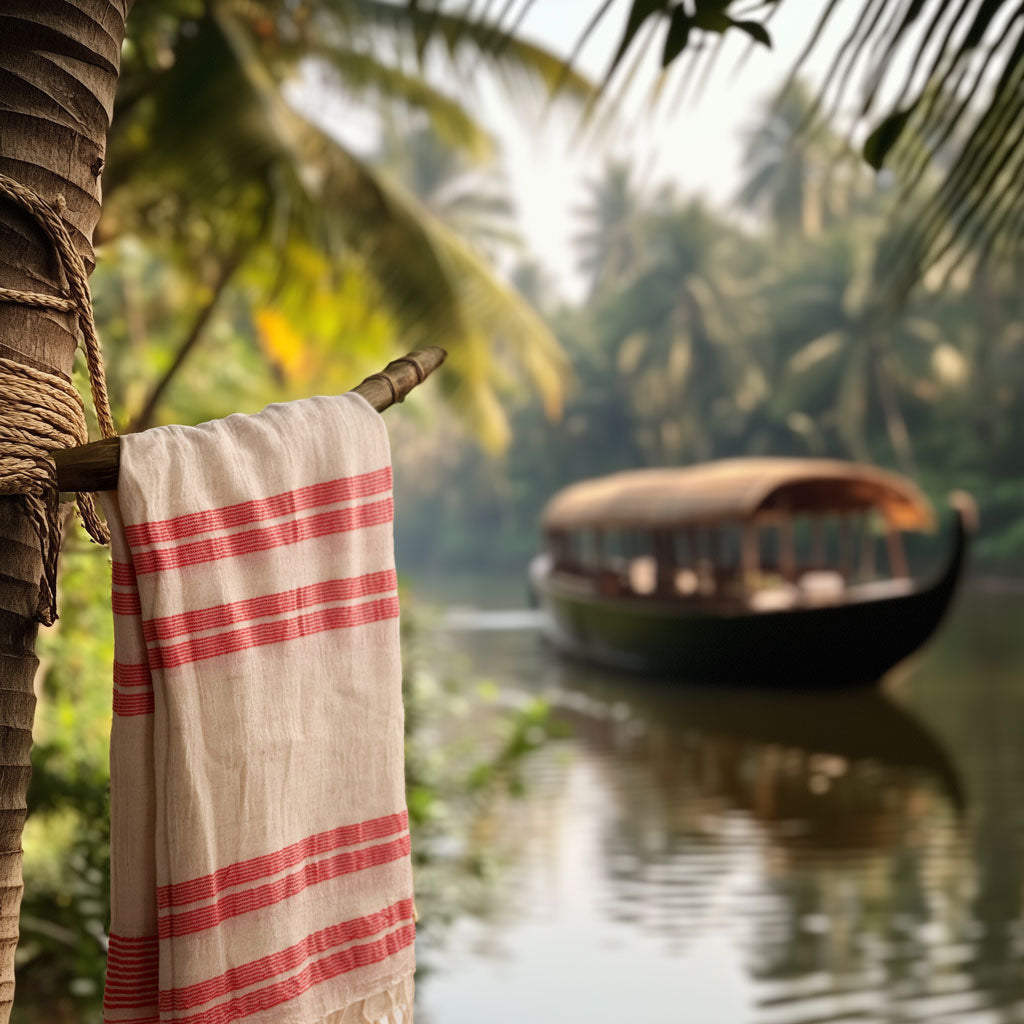 Stripe Linen Ultra Thin Pestemal