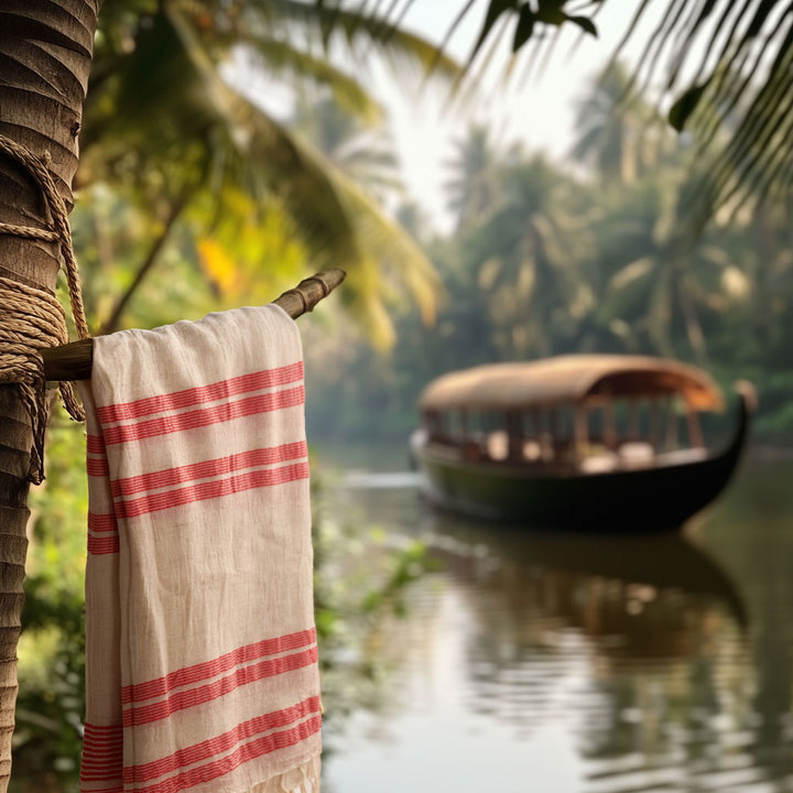 Stripe Linen Ultra Thin Pestemal