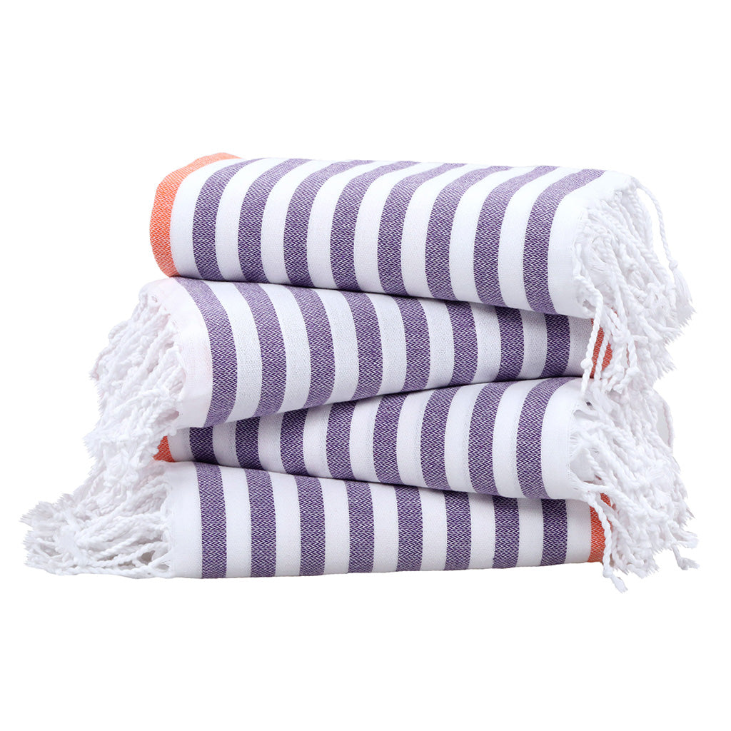 Turkish Peshtemal custom embroidery recycled beach towel bath towels lightweight super absorbent sand free recycled cotton