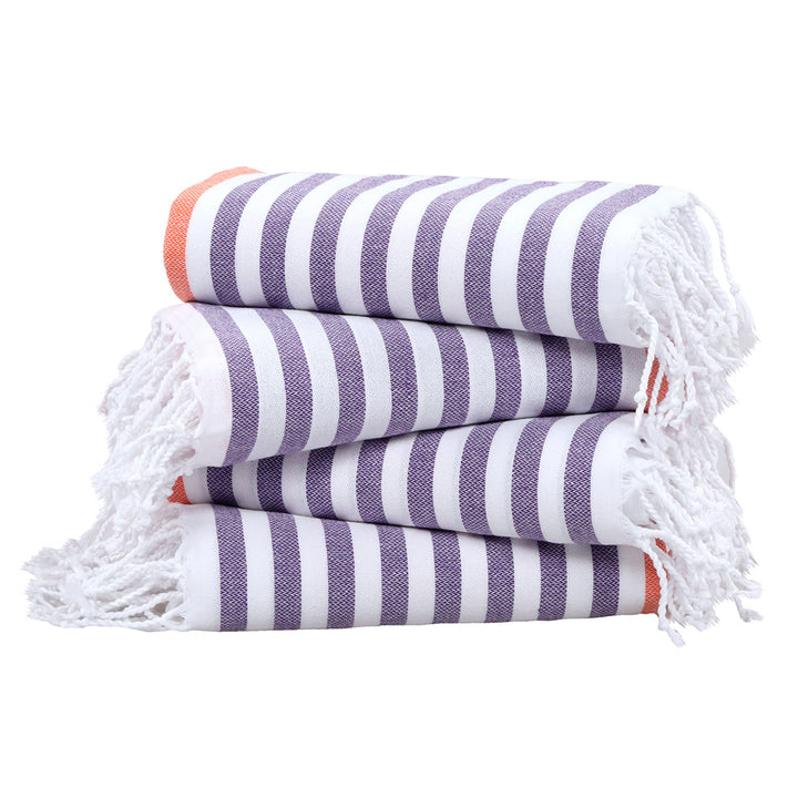 Turkish Peshtemal custom embroidery recycled beach towel bath towels lightweight super absorbent sand free recycled cotton