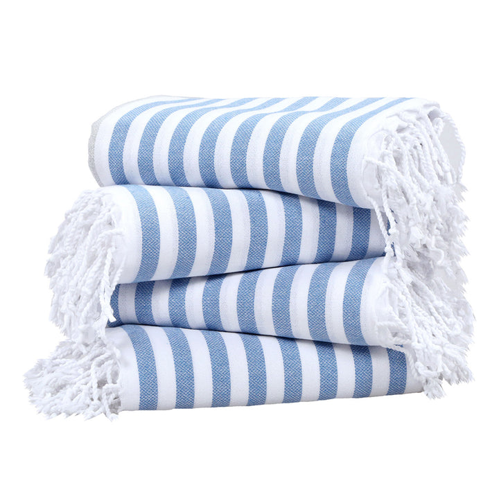 Turkish Peshtemal custom embroidery recycled beach towel bath towels lightweight super absorbent sand free recycled cotton