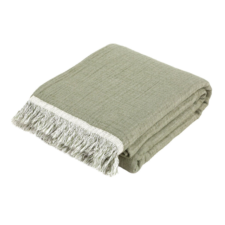 Customizable 4-layer muslin pestemal towel made of 100% Turkish cotton – lightweight, absorbent beach and bath towel, large size with embroidery logo, label, and packaging options