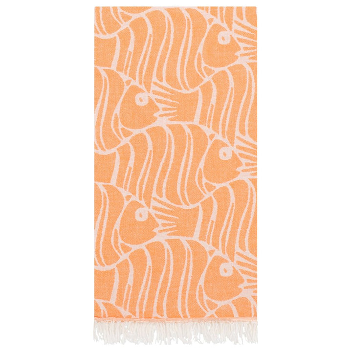 Fish Pattern Pescado Peshtemal beach towels bath towel sets 100% Turkish cotton