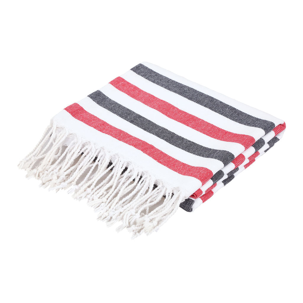 Recycled Turkish beach towels custom logo embroidery bath towel sets Turkish cotton woven Pestemal