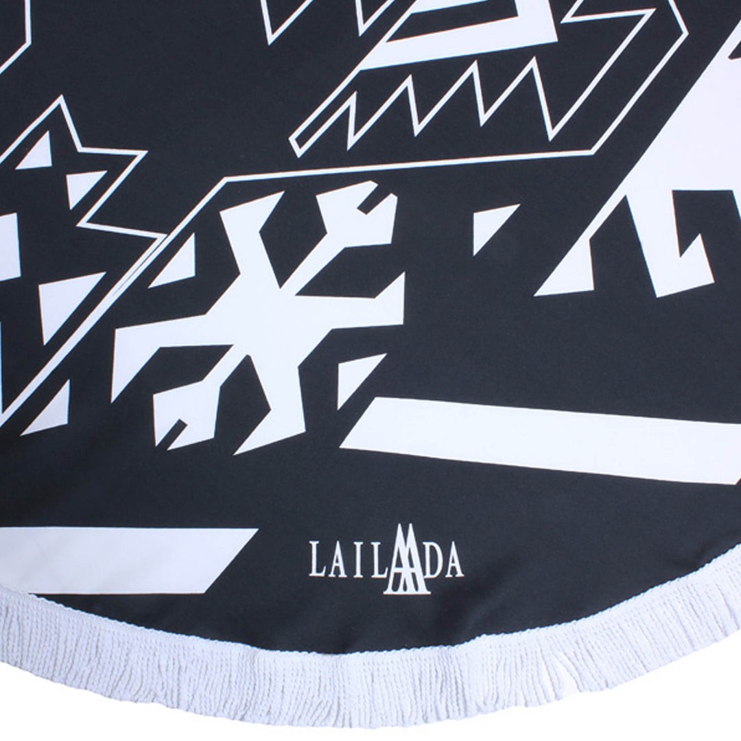 High quality round beach towel picnic peshtemal sand free lightweight quick dry