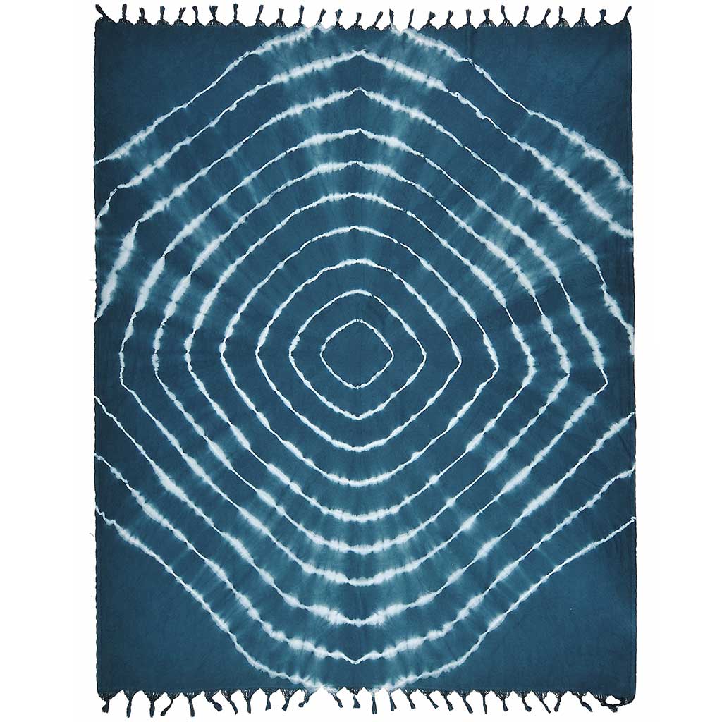 Tie Dye Spiral Throw Blanket 100% Organic Turkish Cotton Pestemal Beach Picnic Throw Party Blanket