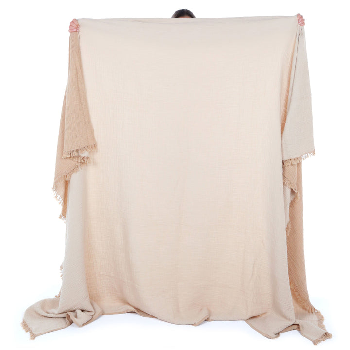 Muslin cotton throw blankets peshtemal towel home hotel outdoor picnic beach blanket throws