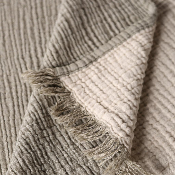 Muslin cotton throw blankets peshtemal towel home hotel outdoor picnic beach blanket throws