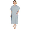 Pestemal Hooded Bathrobes Beach Poncho Unisex Double Face Cotton Terry Cloth Robe with Pockets One Size Fit All